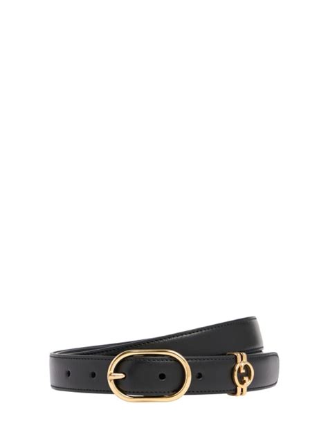 gucci belt luisaviaroma|25mm round interlocking g leather belt .